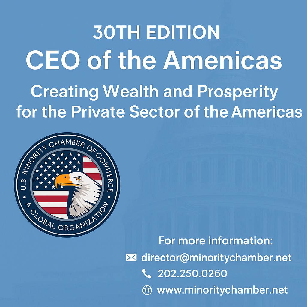 Join the 30th Edition of CEO of the Americas – Washington, D.C. | November 27–29, 2025
