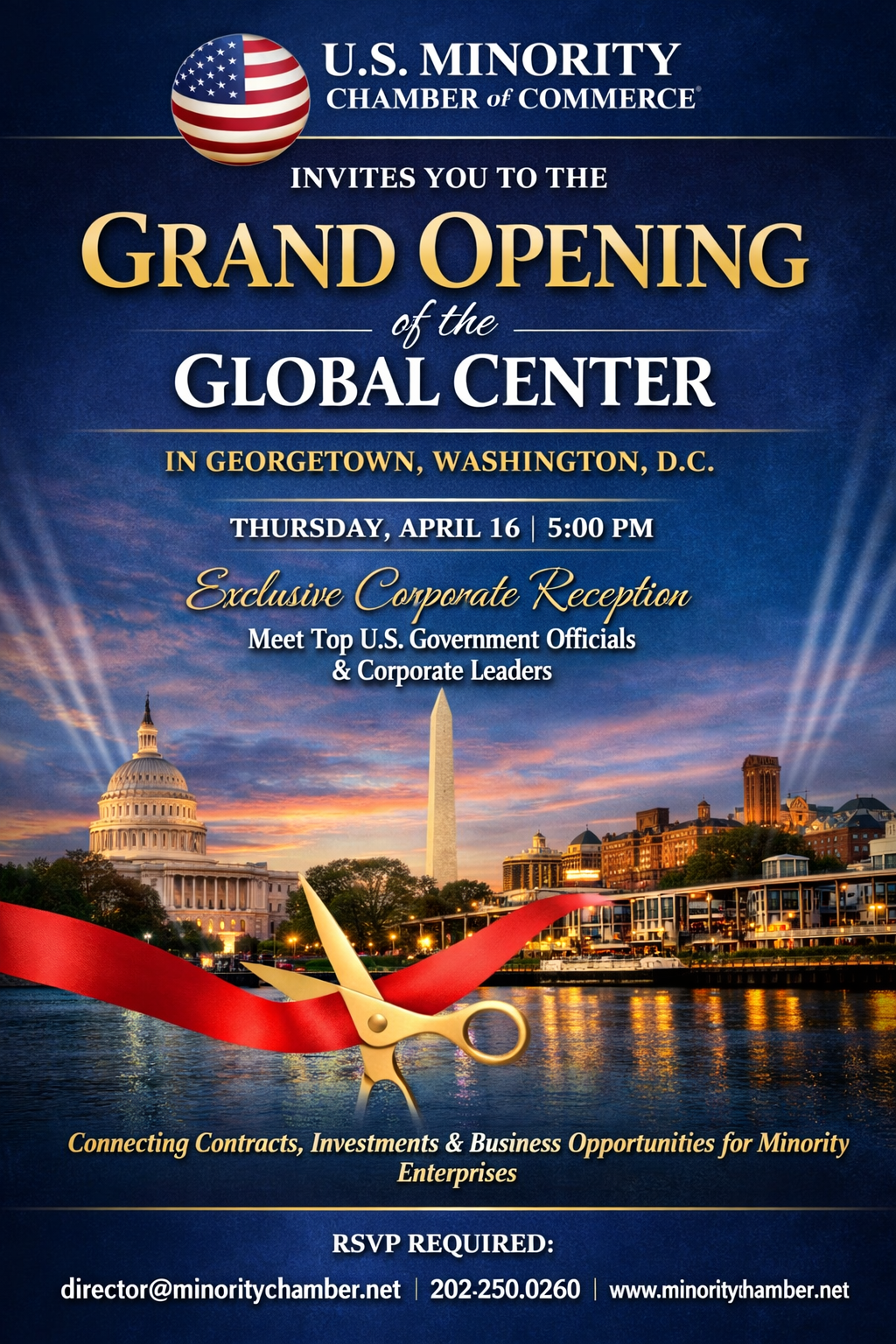 Official Opening of Our Global Trade Center in Georgetown, Washington, D.C.