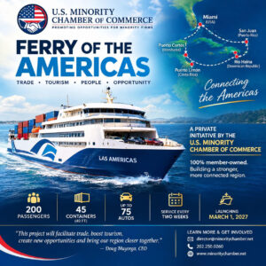 Ferry of the Americas project poster