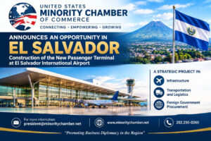 El Salvador airport terminal expansion opportunity poster