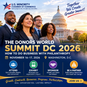 The Donors World Summit DC 2026 — How to Do Business with Philanthropy, November 16–17, 2026, Washington, D.C.