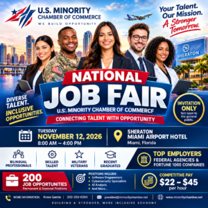 National Job Fair, November 12, 2026, Sheraton Miami Airport Hotel